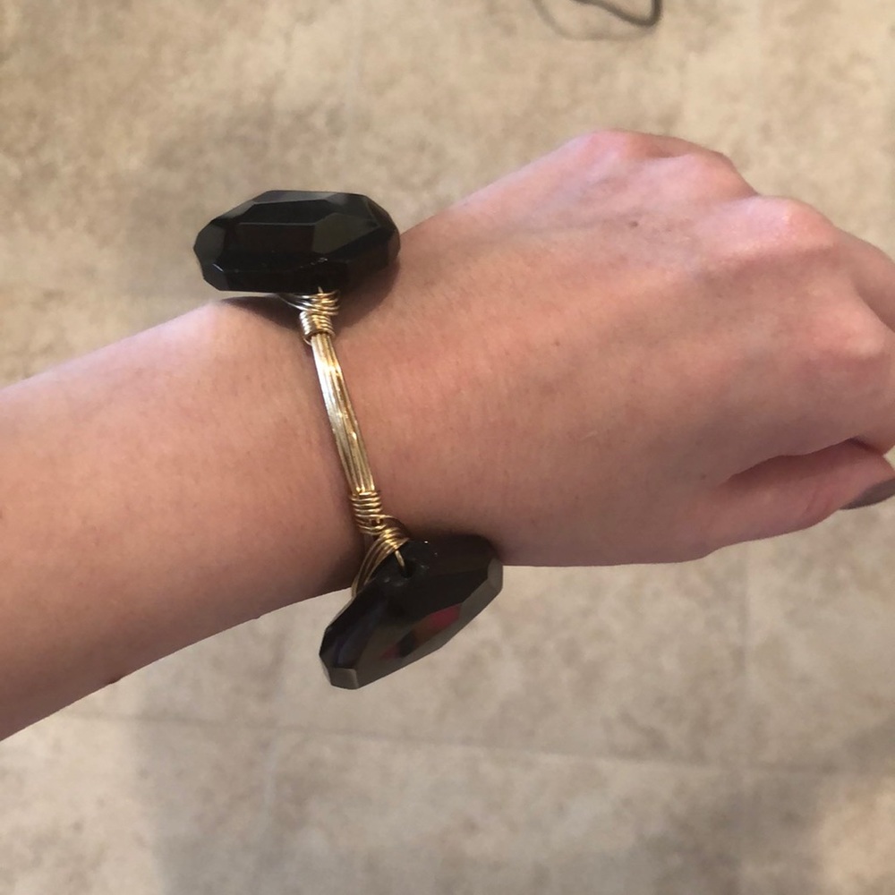 Black bauble bracelet